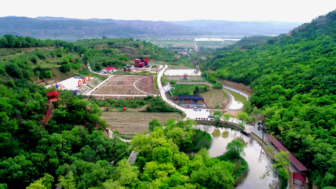 山花烂漫浪静宁春风春景苹果谷