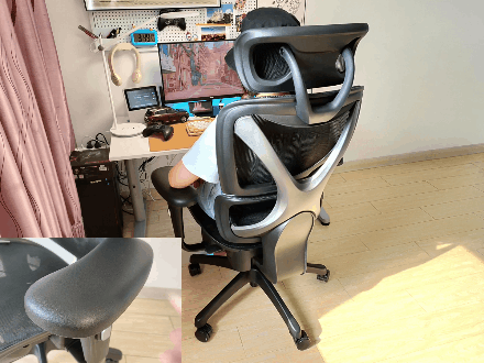 双背联动 久坐不累的人体工学椅 永艺xy黑武士·人体工学椅体验
