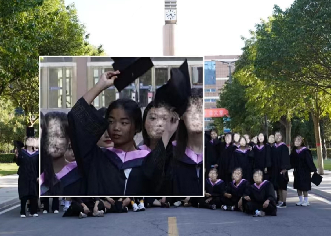 女大学生拍毕业照忘化妆，成片出来后成“全场最佳”，凸显国际化