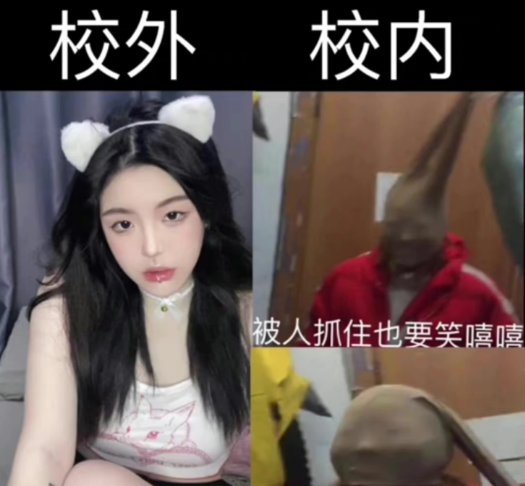 “校内”和“校外”颜值大对比！杨迪秒变蔡徐坤，只有性别对上了