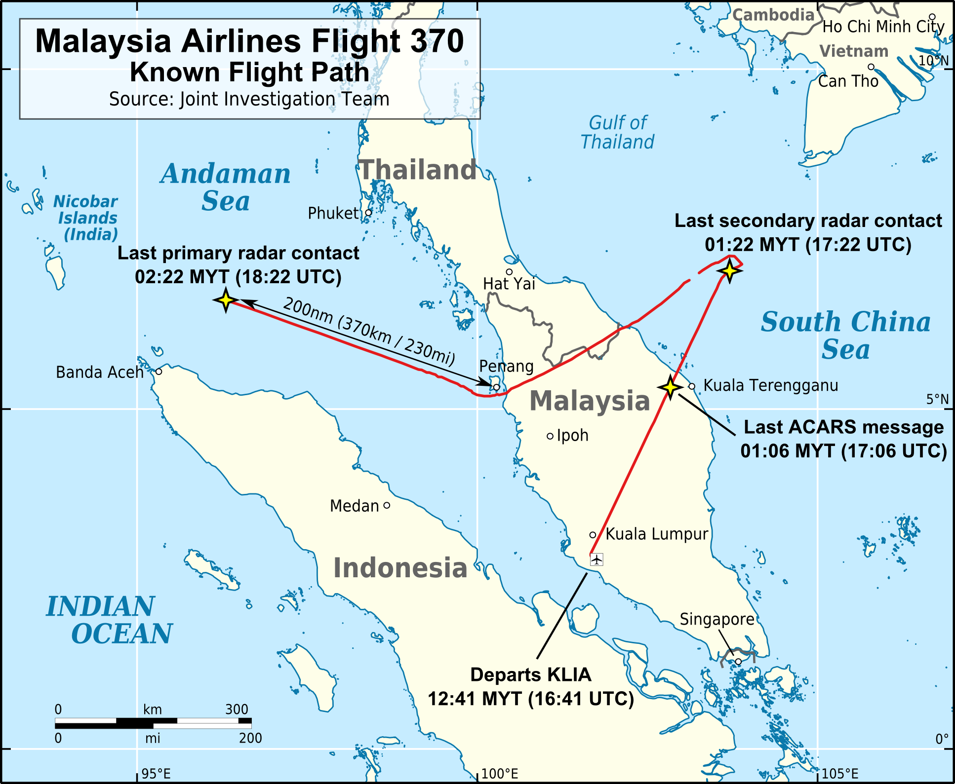 239人凭空消失，马航MH370疑被专家找到？英国专家：飞行路线确定