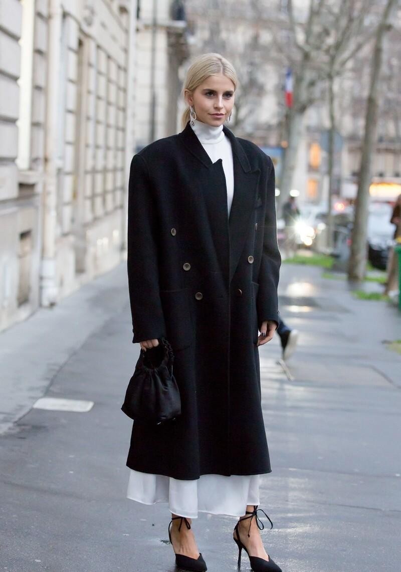 白鞋黑裤子衣服图片(黑白色真是不败的经典) - 赤虎壹号