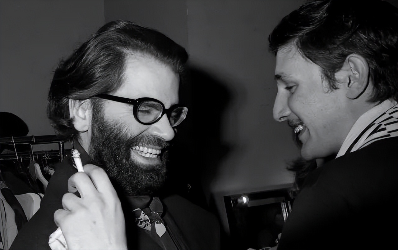 老佛爷和圣罗兰：年少成名亦敌亦友，却因同一个花美男陷入三角恋