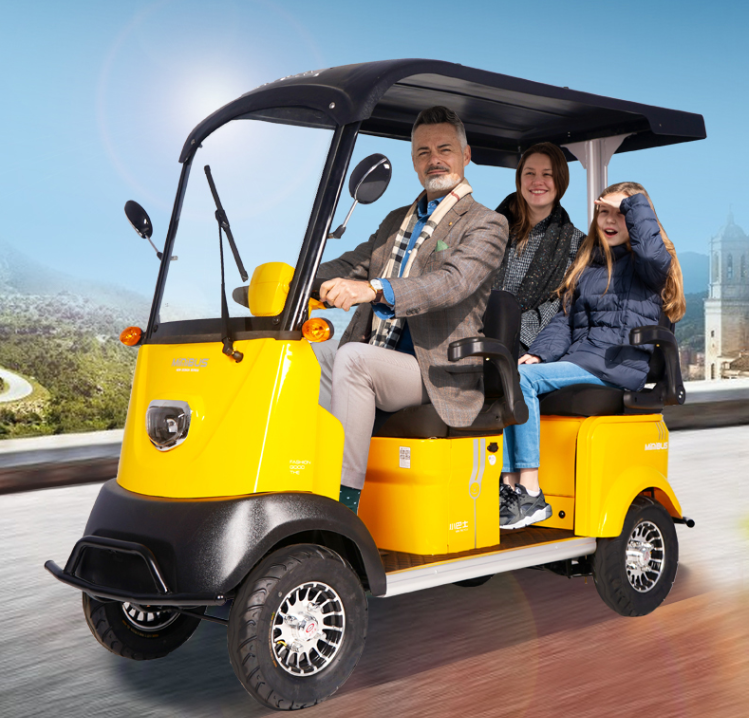 四轮观光电动车价格及图片(3款电动小四轮车3580元起步)_造梦网