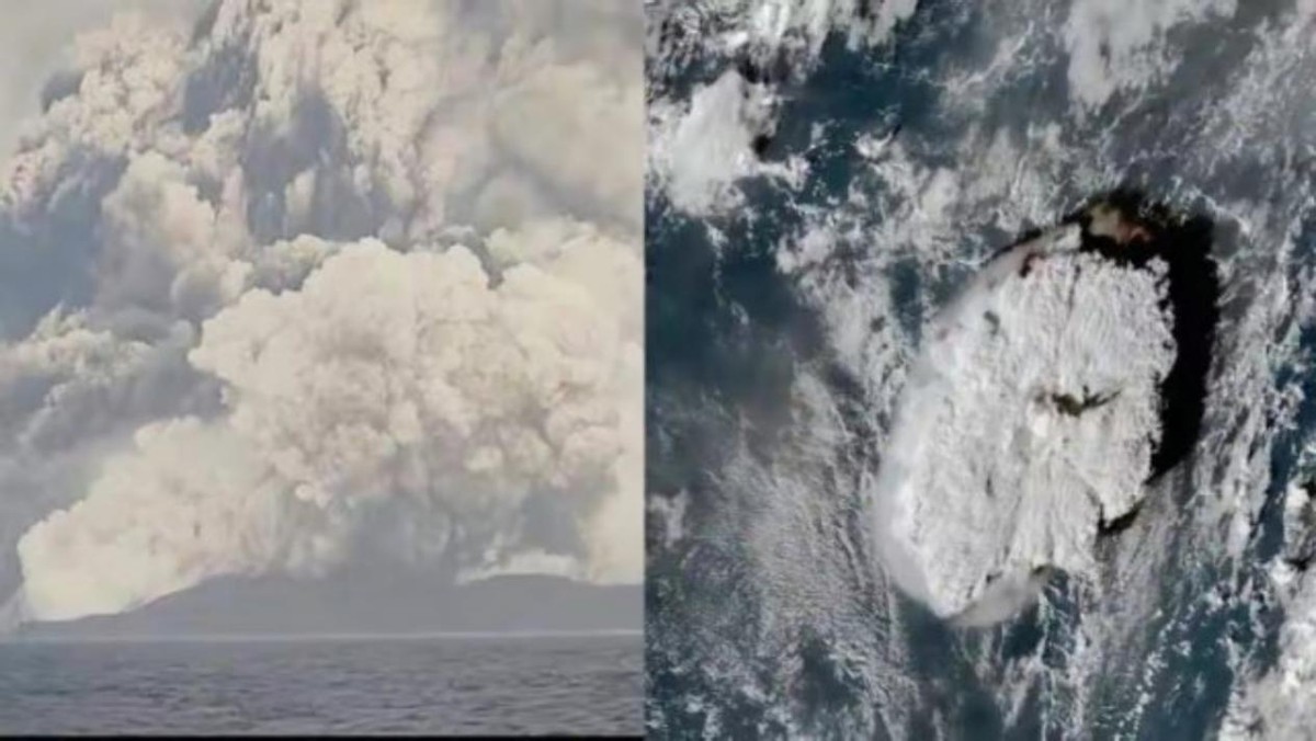 汤加火山持续爆发！1815到1817年云南大饥荒，重演“无夏之年”？