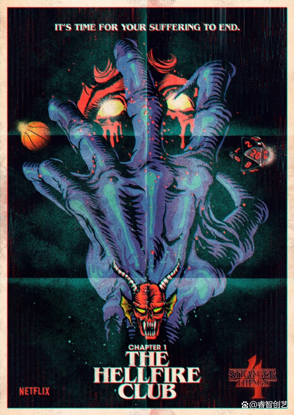 巴西设计师Butcher Billy操刀《怪奇物语4》创意视觉海报
