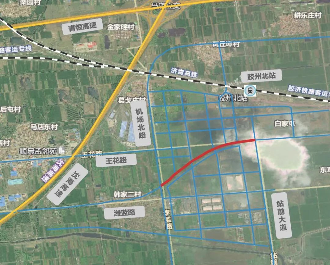 青岛胶州临空规划全图图片