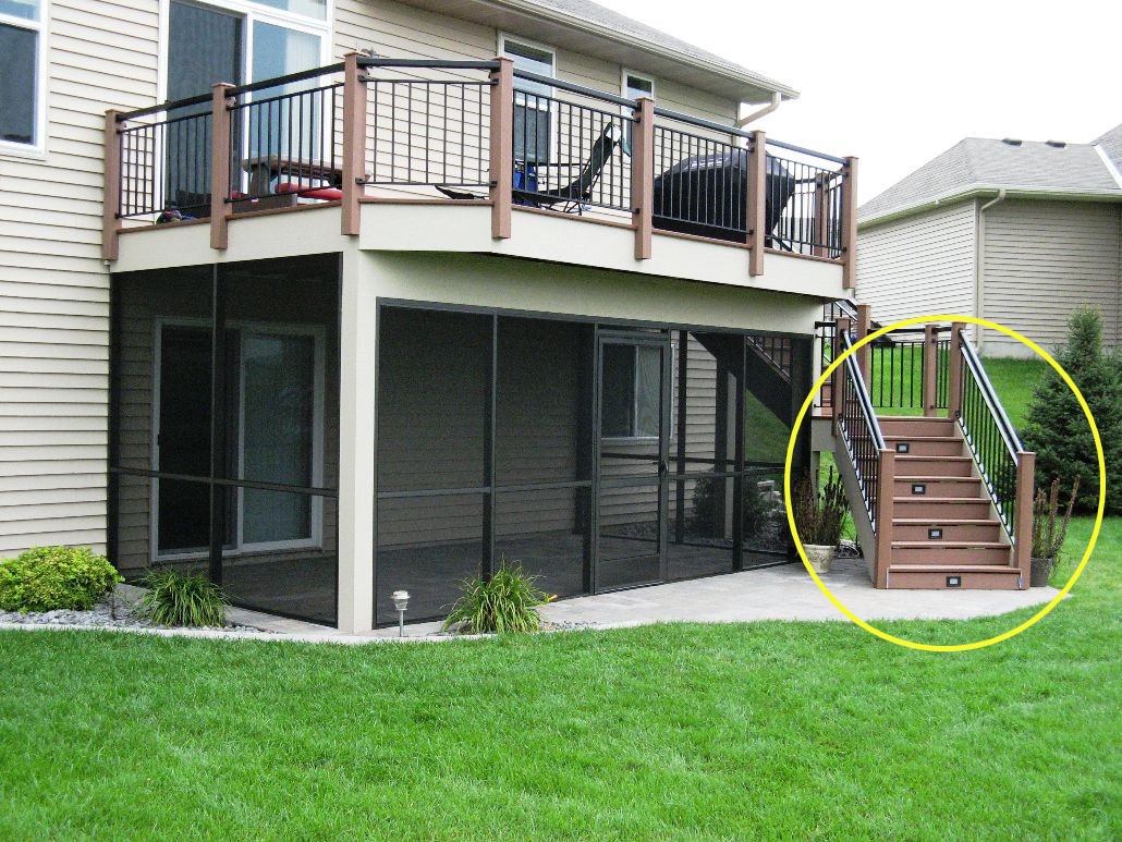 建议:户外楼梯选择一体式成品楼梯,钢结构或木质结构都可以,主要是