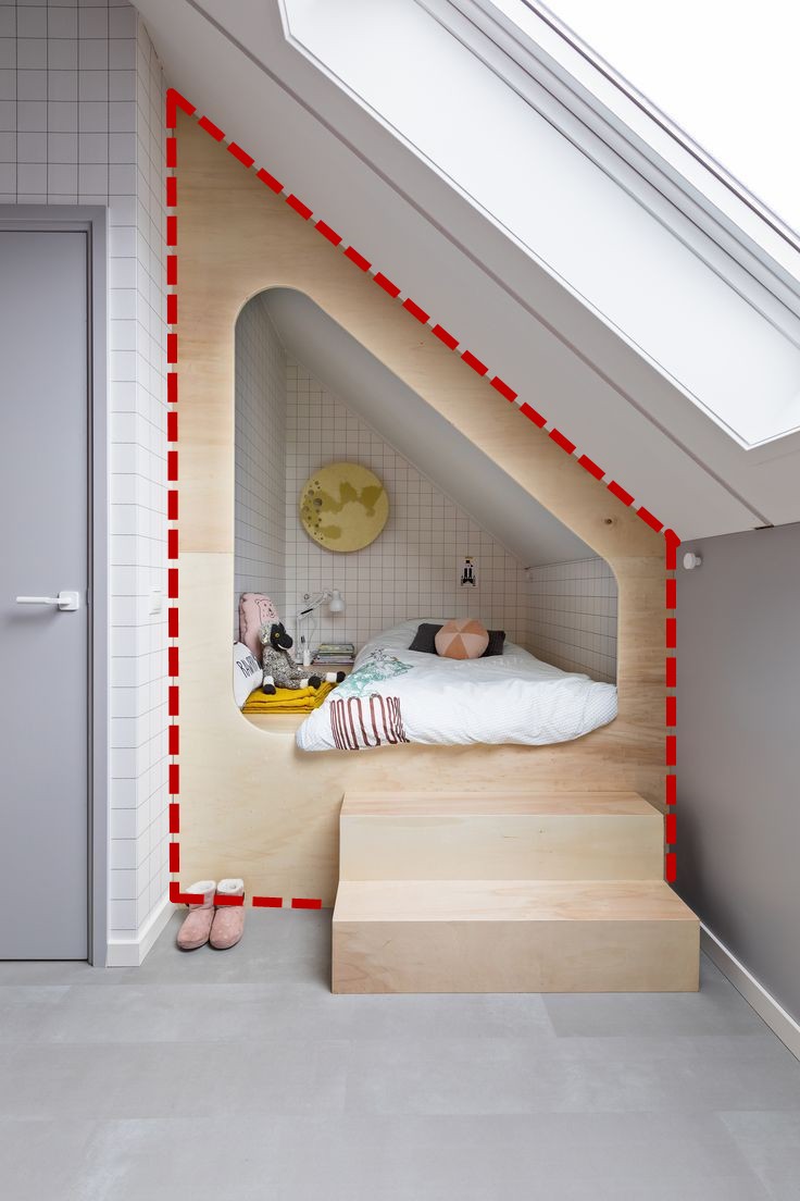 没有眼光才会认为斜顶阁楼鸡肋,n种设计方案照着去装,谁做谁赚