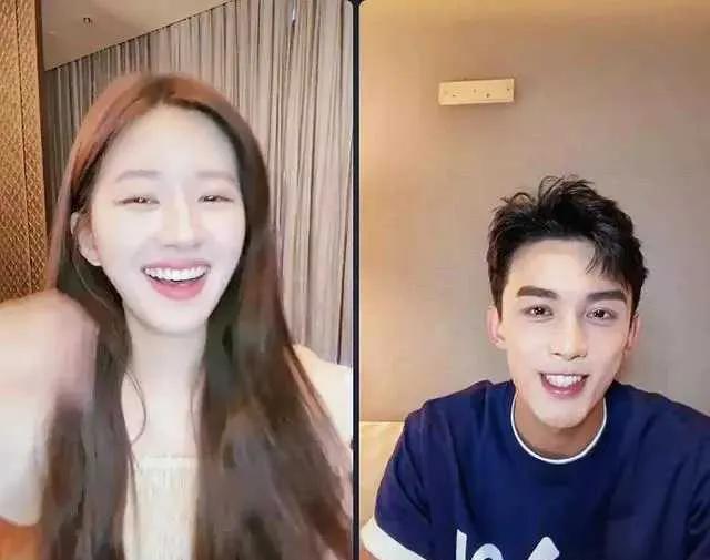 星汉灿烂：吴磊赵露思直播连麦，疑似夫妇是不是好甜？俊男靓女CP