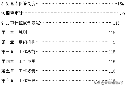公司规章制度（124页）