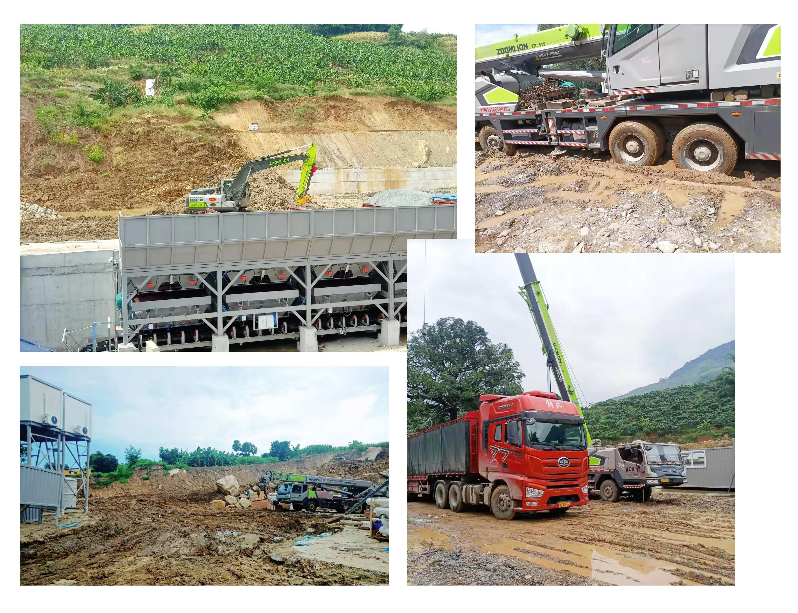 南宫·NG28重科搅拌站“刷屏”云南永金高速建设现场
