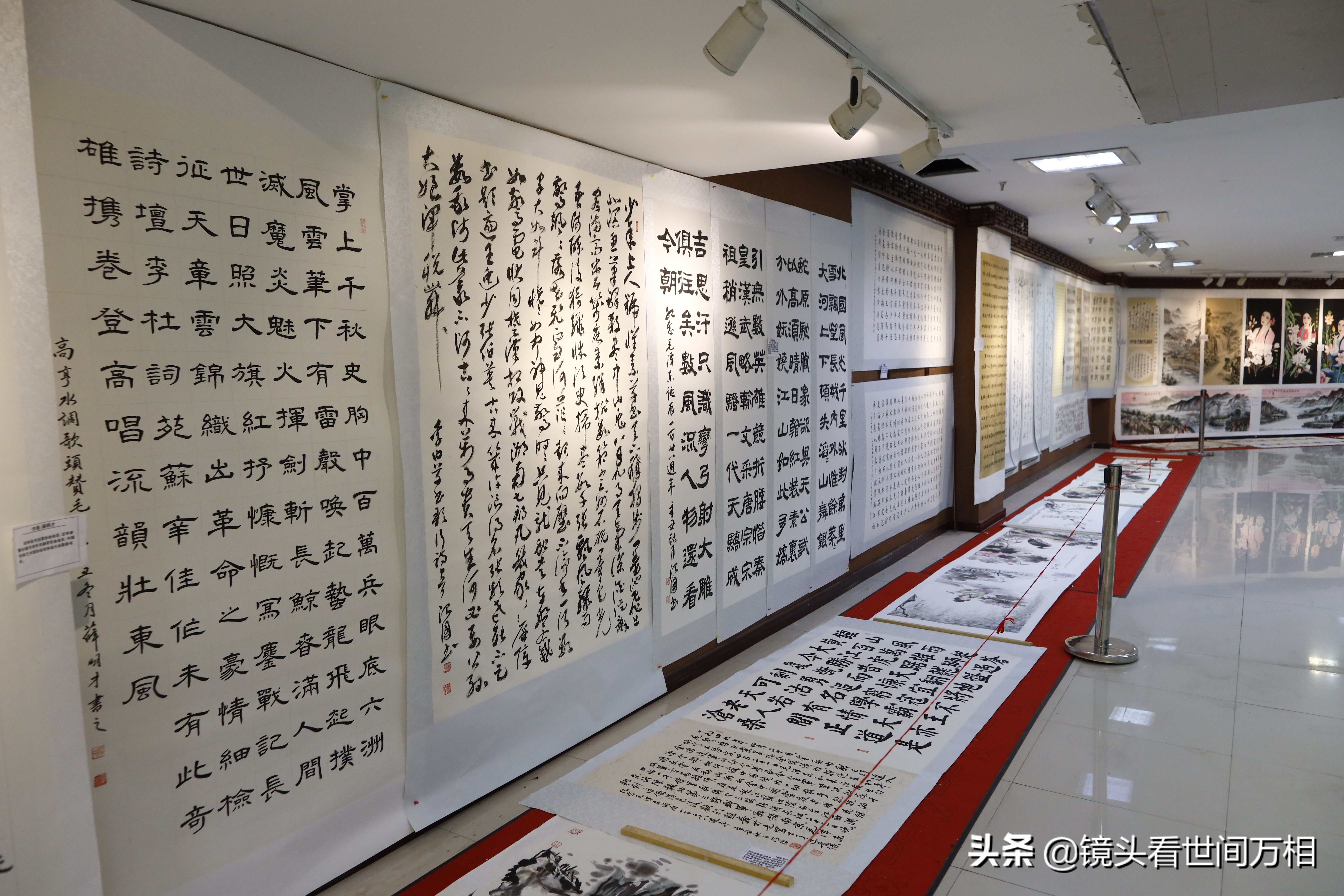 纪念毛泽东诞辰128周年书画展 在长春华联古玩城开幕