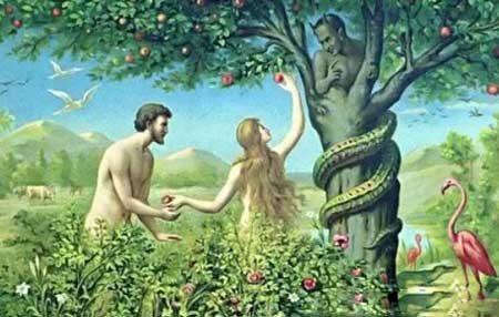 第一个死亡的人，宗教说法中的夏娃和亚当