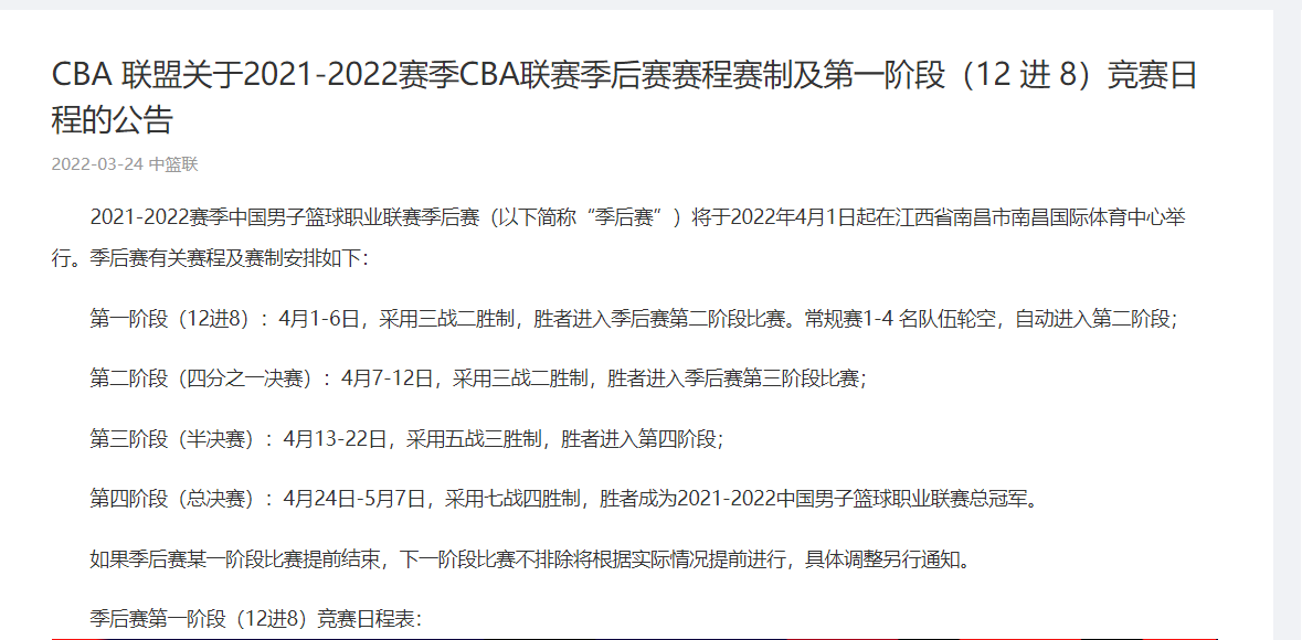 cba总决赛为什么改三场制(官宣！CBA季后赛赛制出炉 这个赛制有利于广东队实现四连冠)