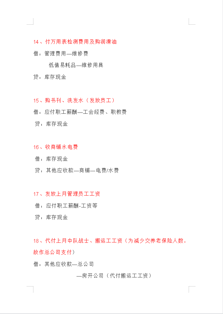 32岁的“鬼才”刘会计，15页物业管理企业会计分录大全！太实用了