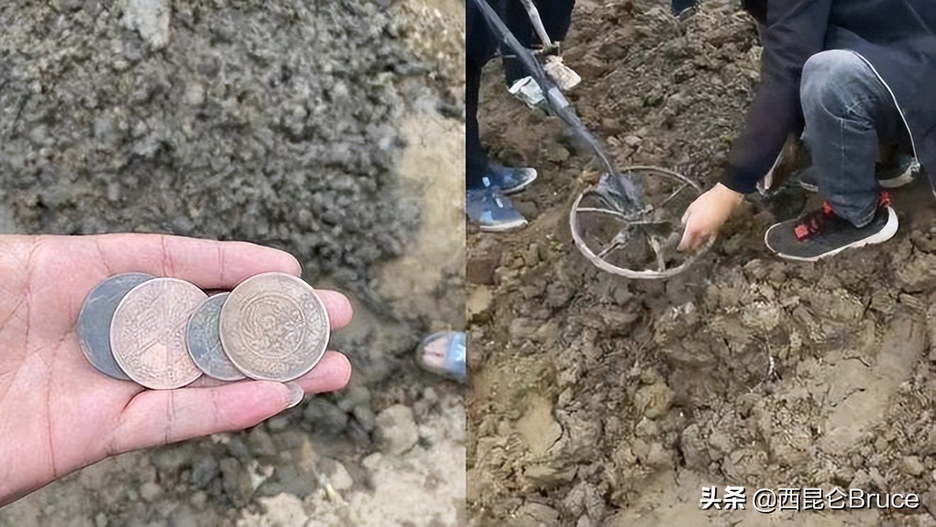 河南开封河滩发现古代钱币！市民扎堆挖宝，目前正管控和追缴