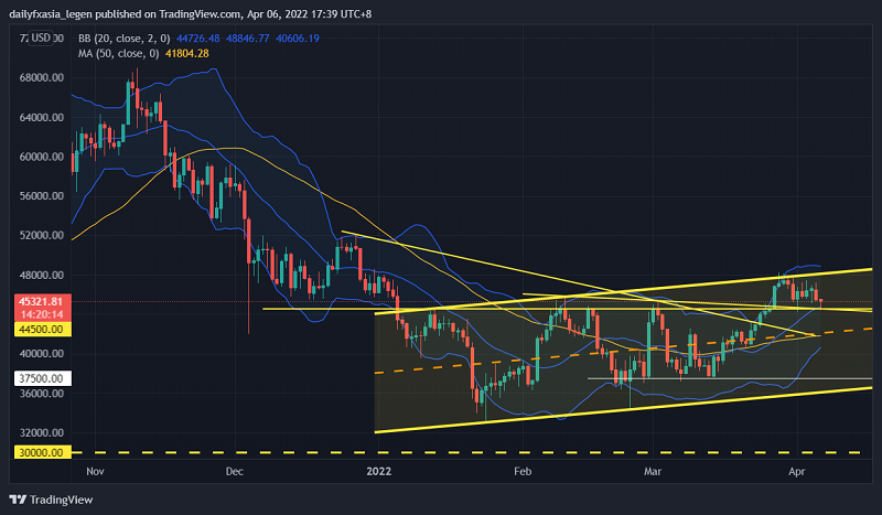 比特币(BTC)坚守关键支撑，或将上涨重新挑战四万八
