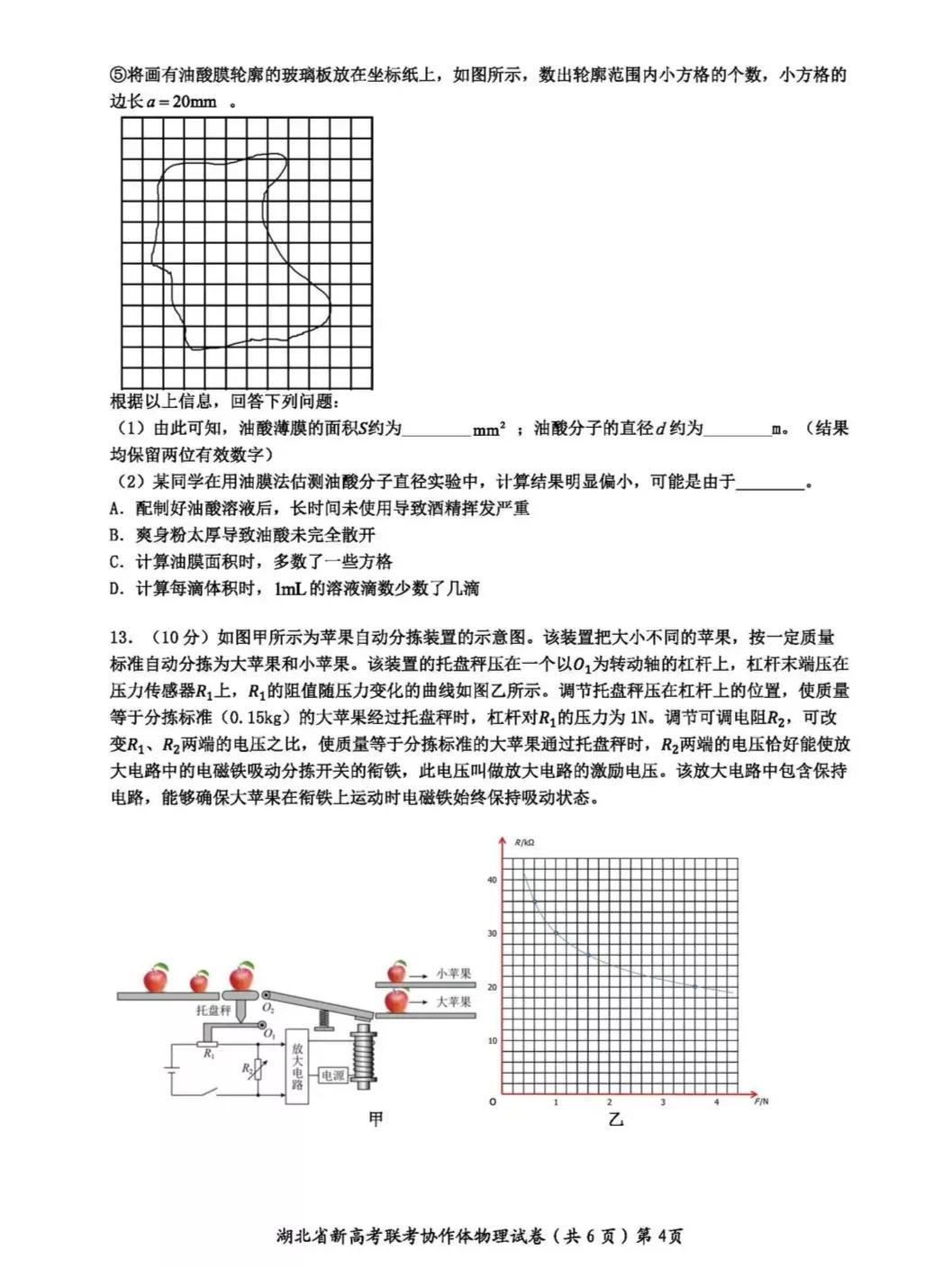 2022年湖北省新高考联考协作体高二期中考试——物理、化学试题