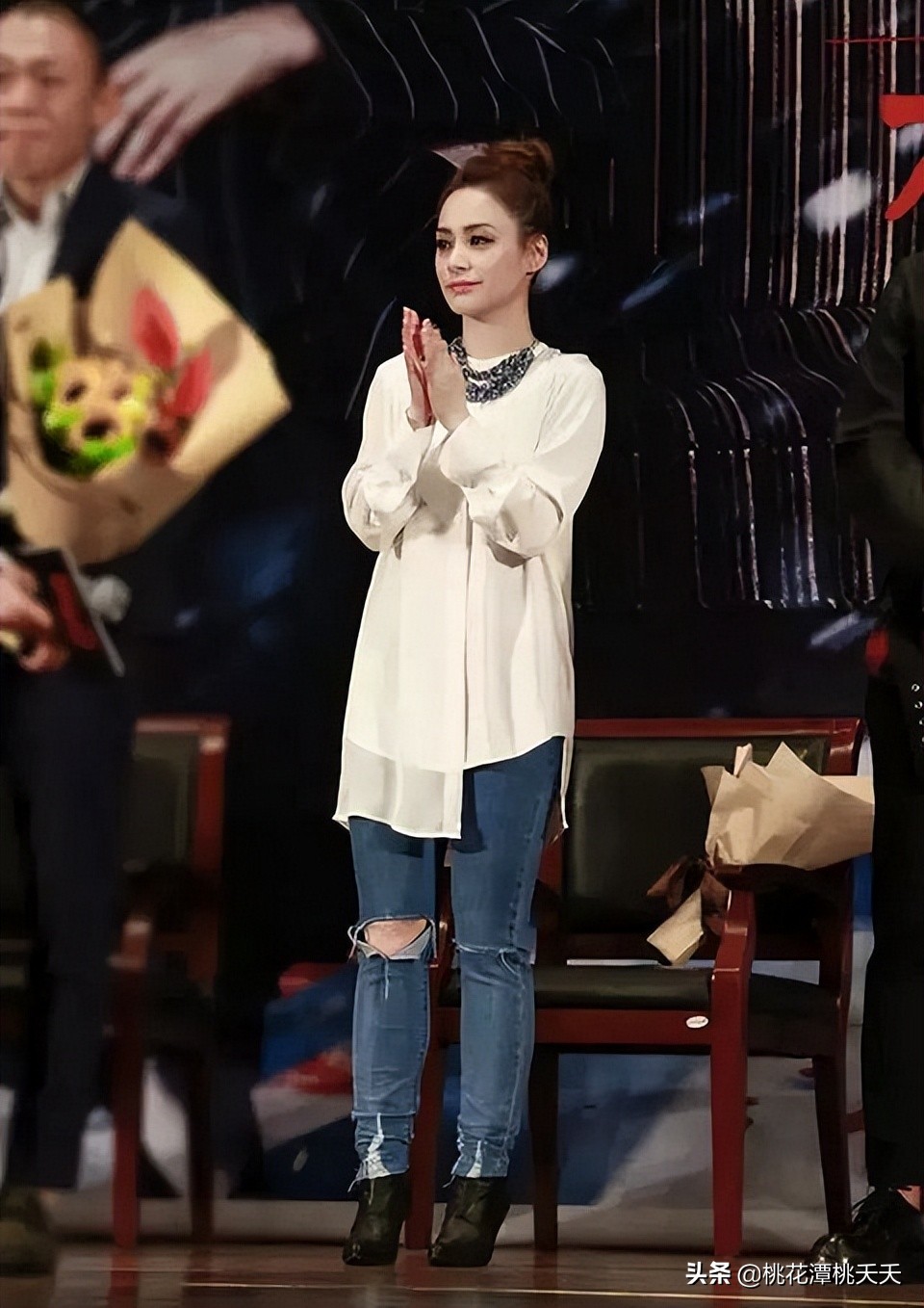 粗腿、短腿、罗圈腿，这8位女星貌美如花，却“输”在了大腿上