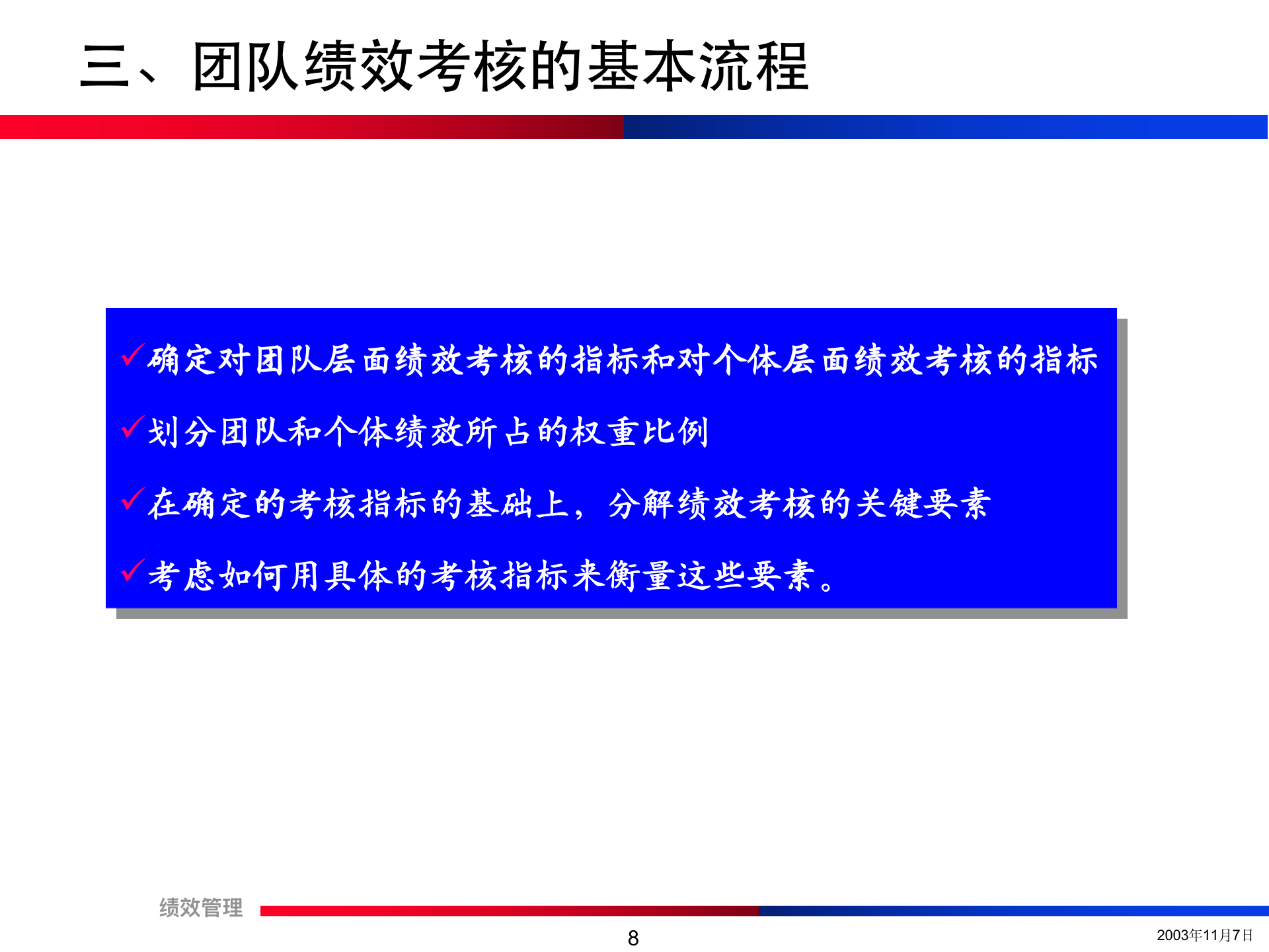 团队绩效考核培训精讲（流程+方法+注意事项）