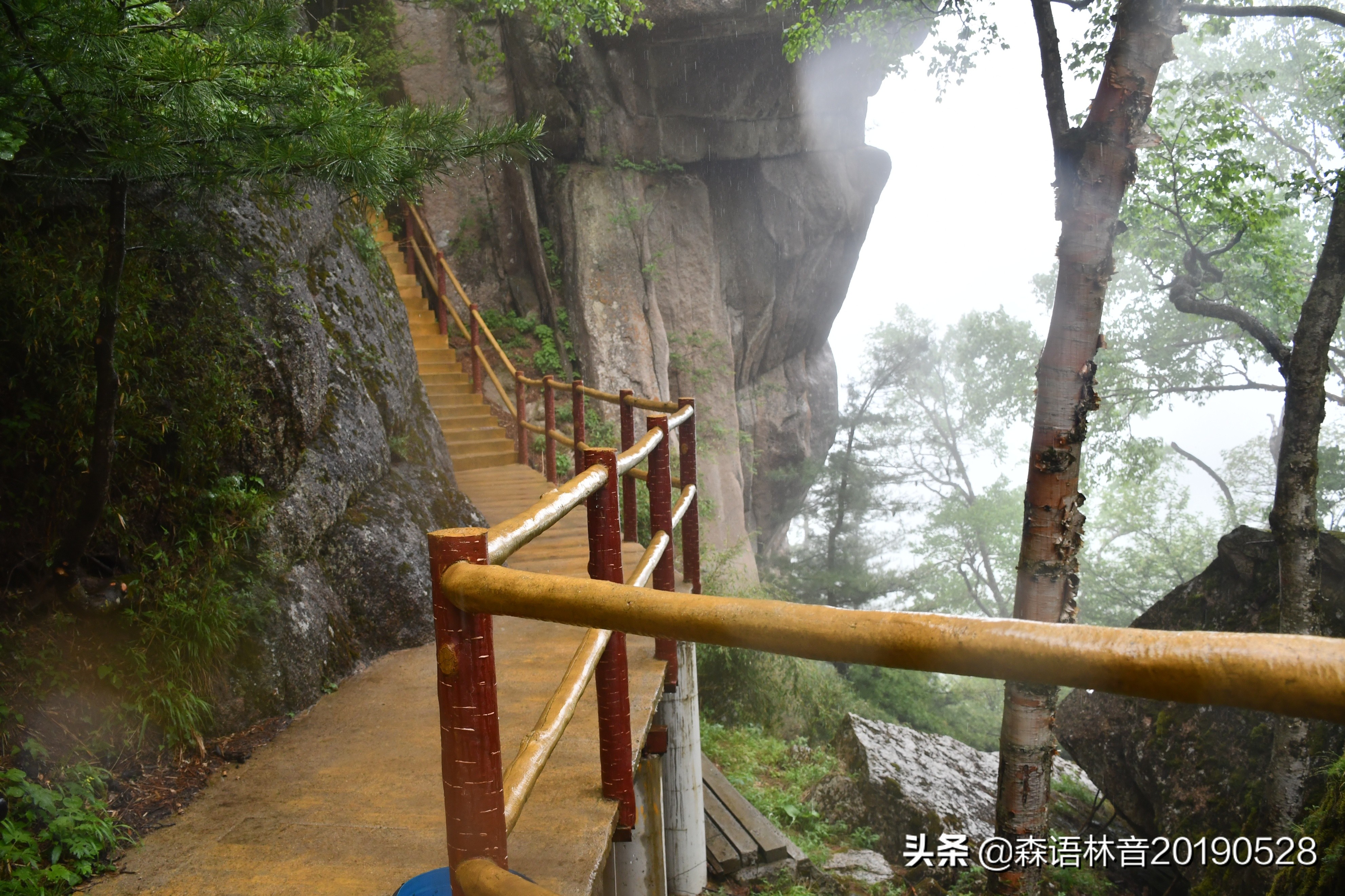 烟雨通天河 丹青水墨画——送你一个夏天“趣”通天河的理由