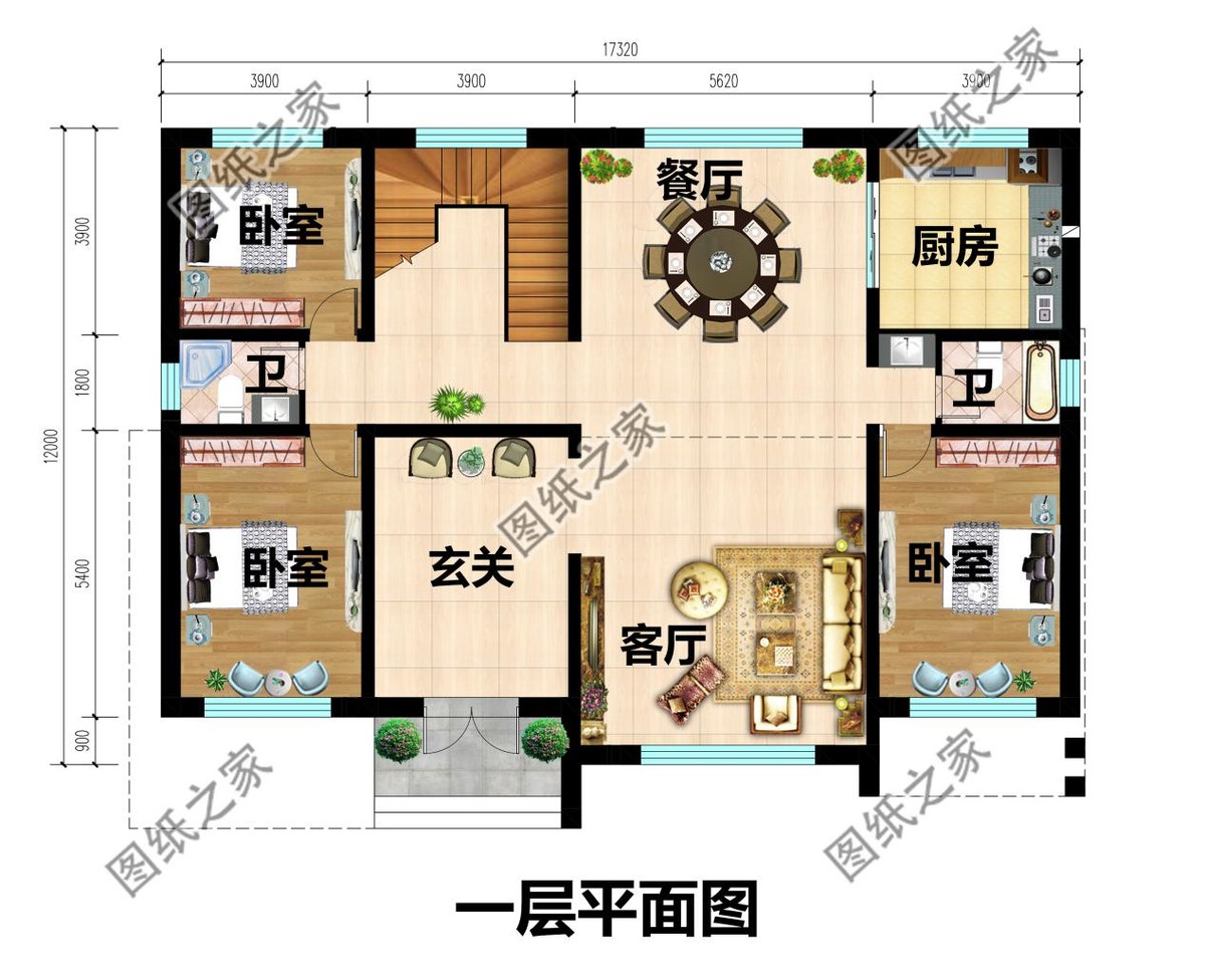 农村平顶二层楼房图片(二层现代平屋顶别墅设计) - 赤虎壹号