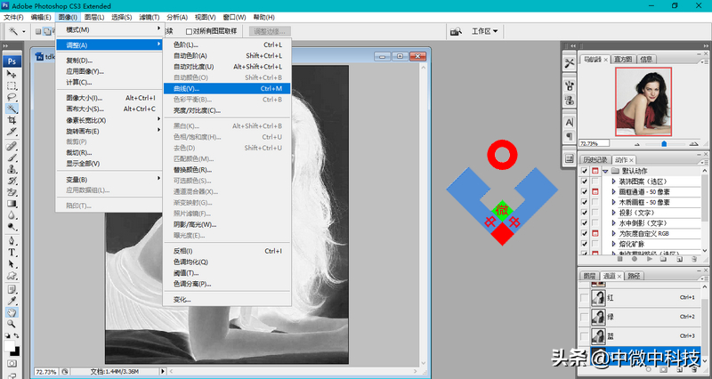 PS(4):Photoshop通道抠图，结合加深、减淡工具效果好