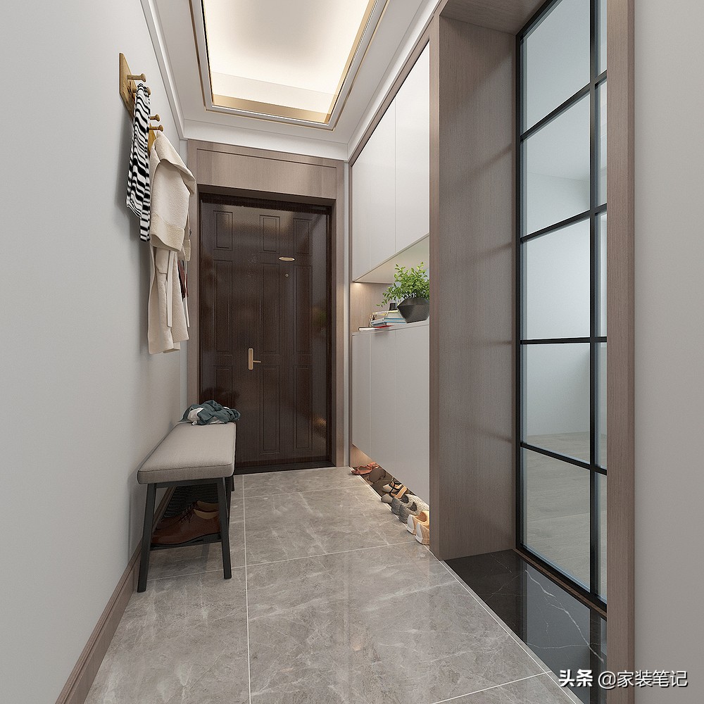 130㎡的四居室，装修现代中式，全屋时尚、前卫又有意境，很喜欢