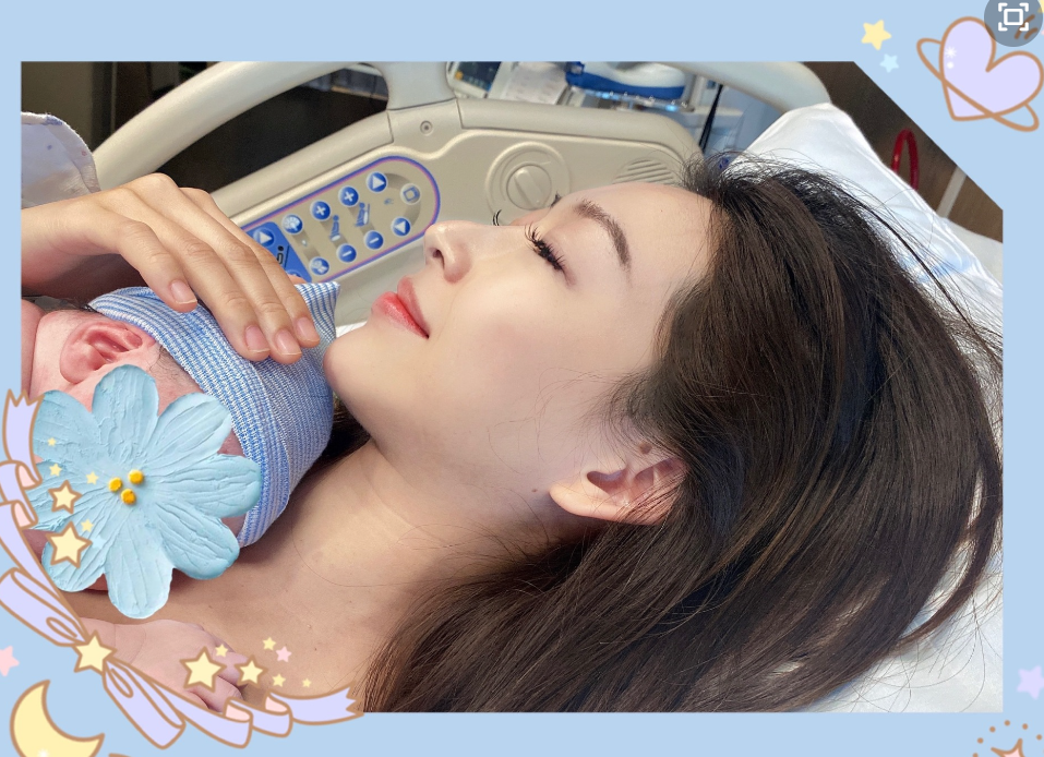 浙江卫视主持人温雅二胎得子，月子餐十分丰盛，首晒孩子正脸照