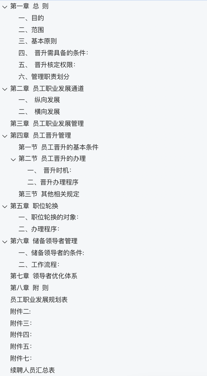 企业人才管理：员工晋升管理制度含职责分工、晋升通道与管理流程
