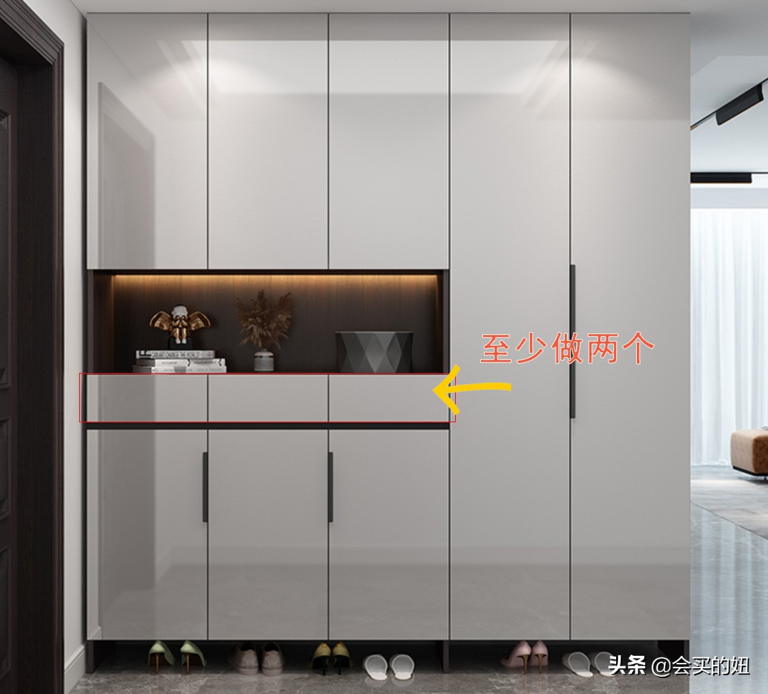 定制鞋柜避坑指南：10个细节设计一定要特别留意