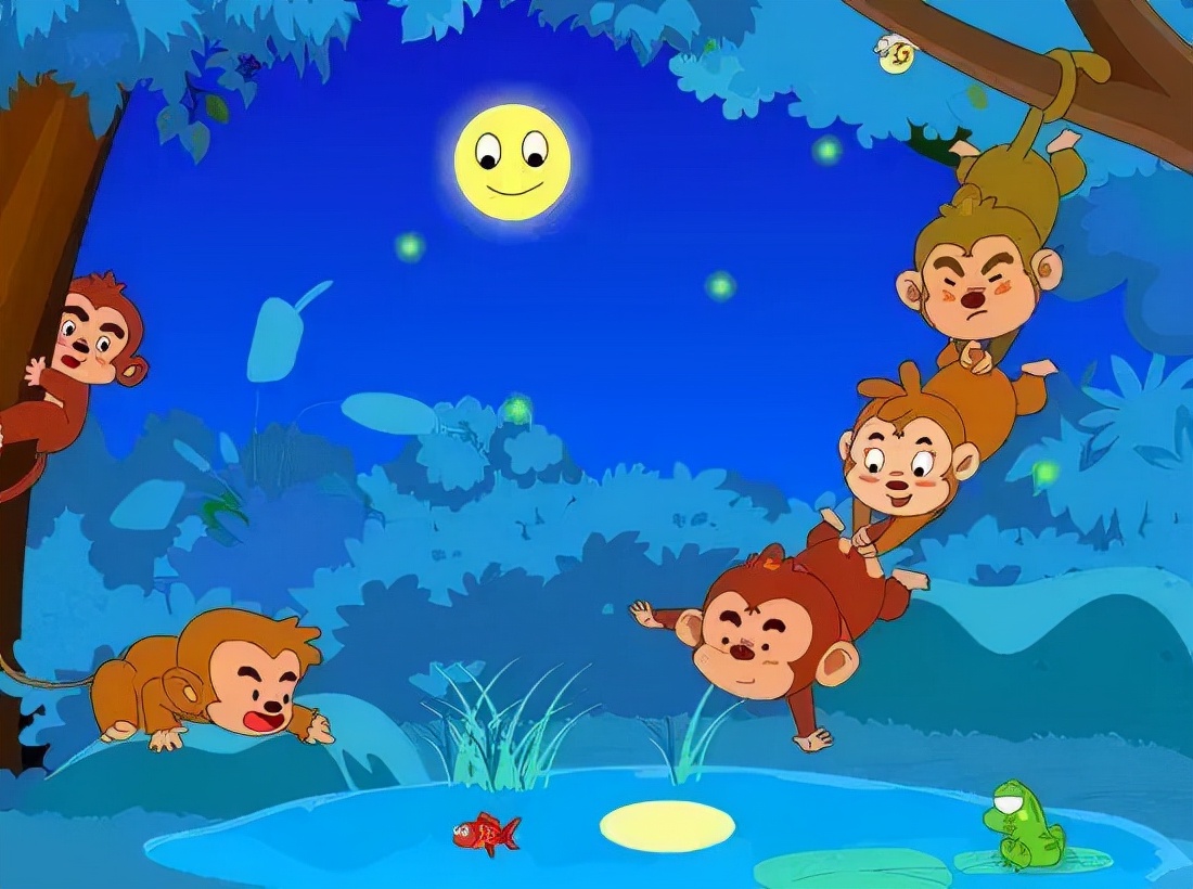 猴子捞月的寓言故事和总结