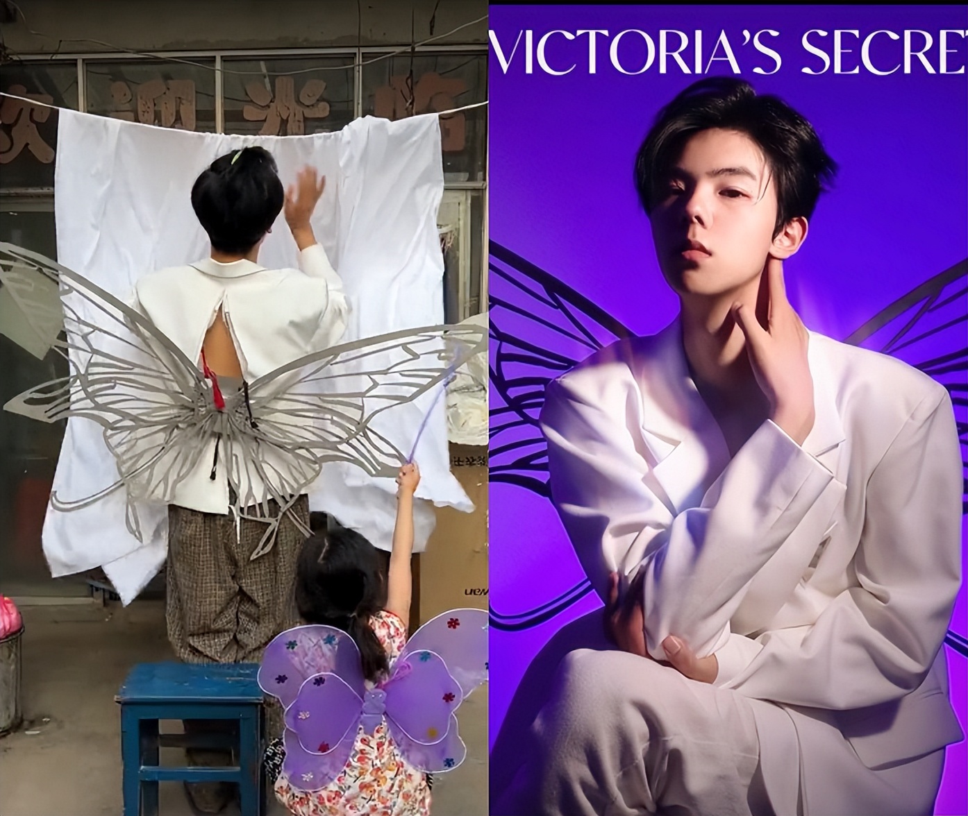 男大学生“天花板”走红，19岁逆袭国际超模，化妆前后判若两人