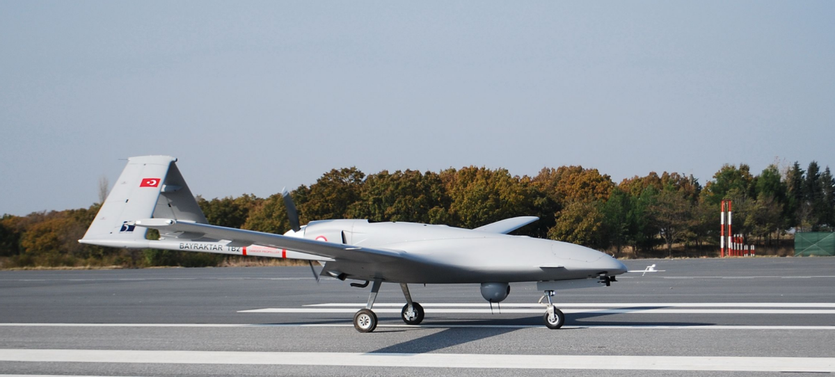 �ھ�ɱ��ﵣ�����ս���б������۵�TB-2���˻����������