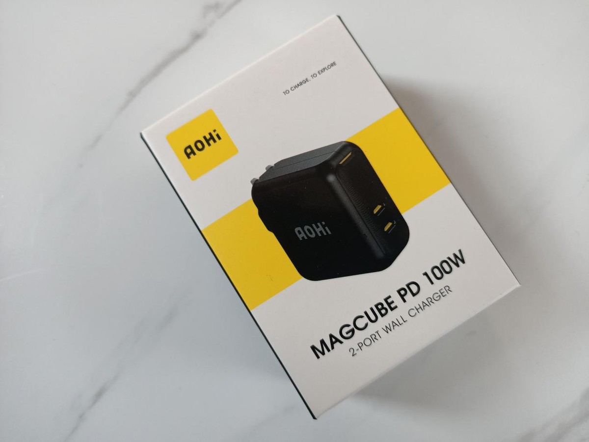 Aohi Magcube 100W氮化镓|饼干大小的100W快充，让你工作生活两不误