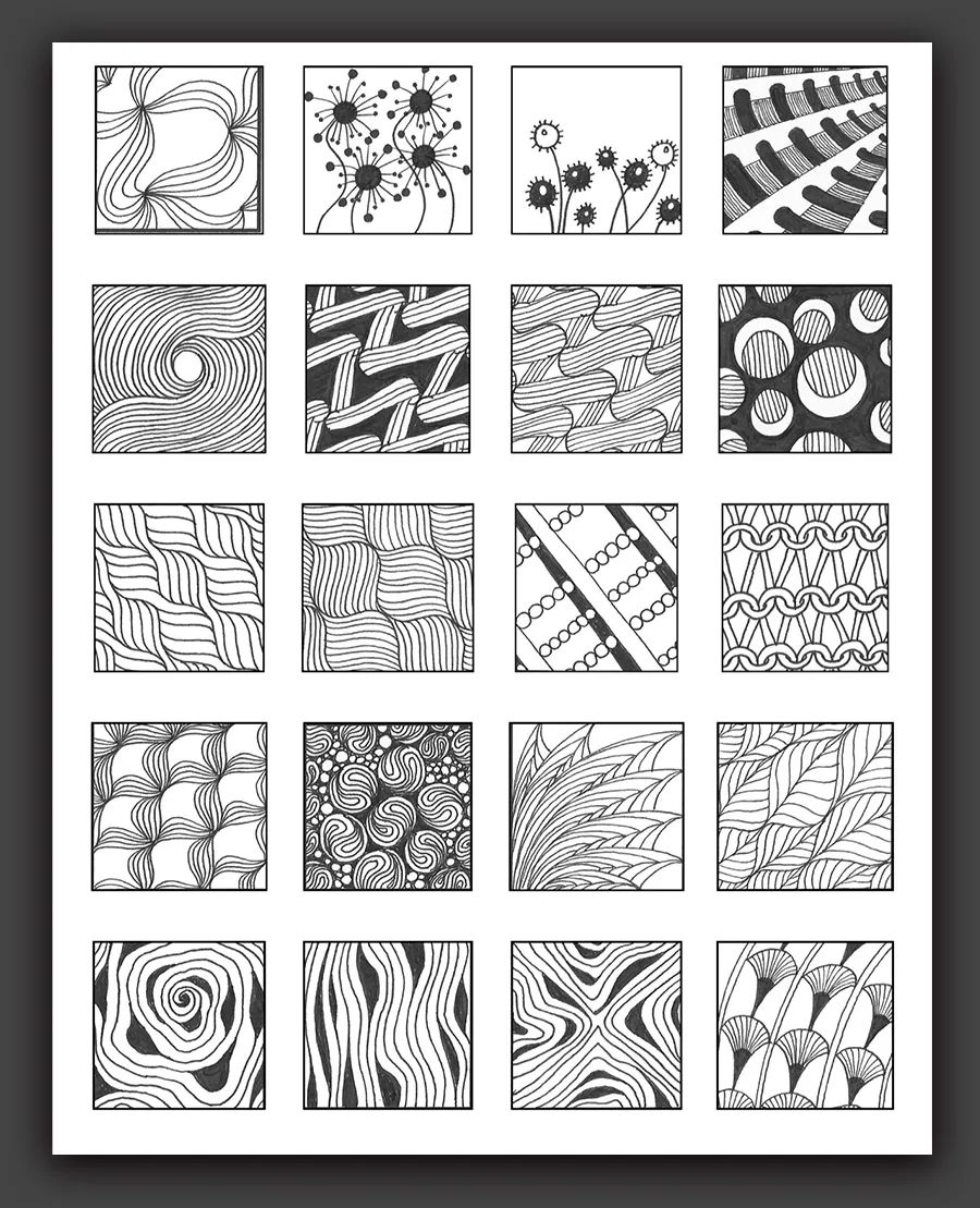 素材|线描基础组合图集,对绘画大有帮助!一定要收藏起来