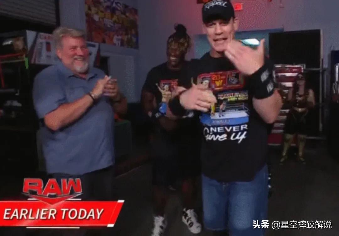 约翰塞纳回归WWE共庆二十周年！连AEW的现役超级巨星都送上祝福