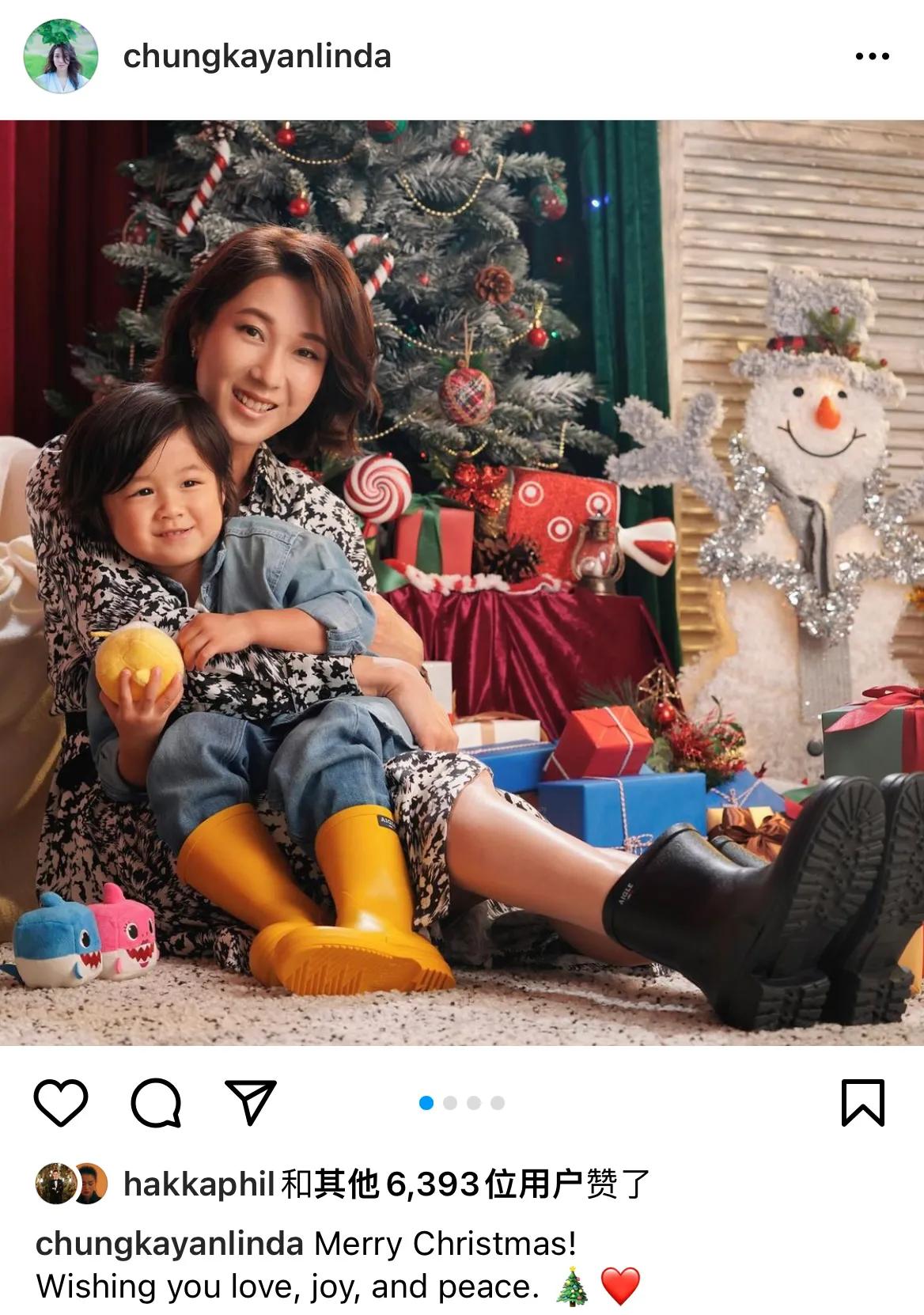 钟嘉欣和儿子合拍写真温馨有爱，3岁Jared帅气有个性，镜头感满满