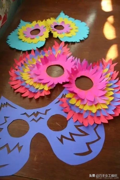 ▽幼儿园或学校组织手工diy活动,不知道要用纸来做点什么吗?