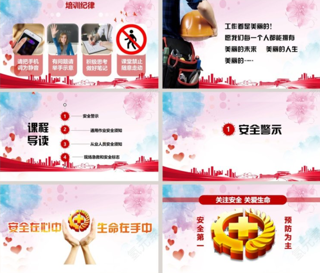安全生产通用培训PPT课件安全管理PPT