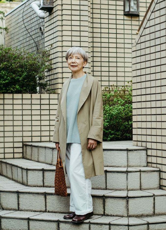 时尚不分国界！日本老年人的穿搭，精致优雅不扮嫩，不输中国大妈