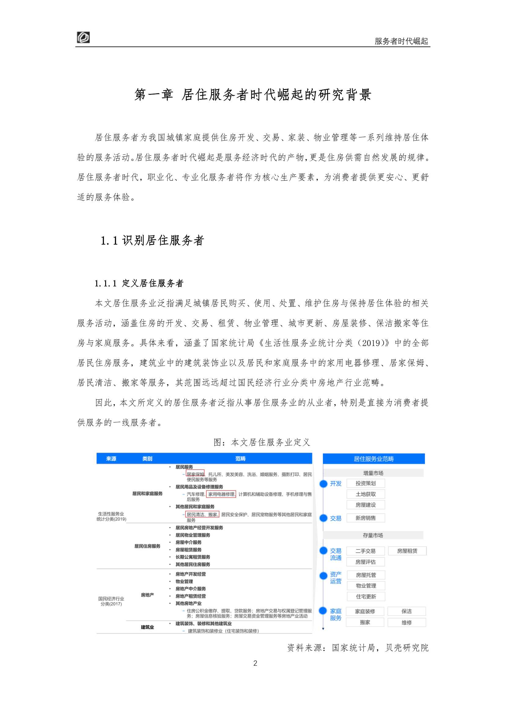 服务者时代崛起：居住服务发展研究白皮书2022（贝壳研究院）