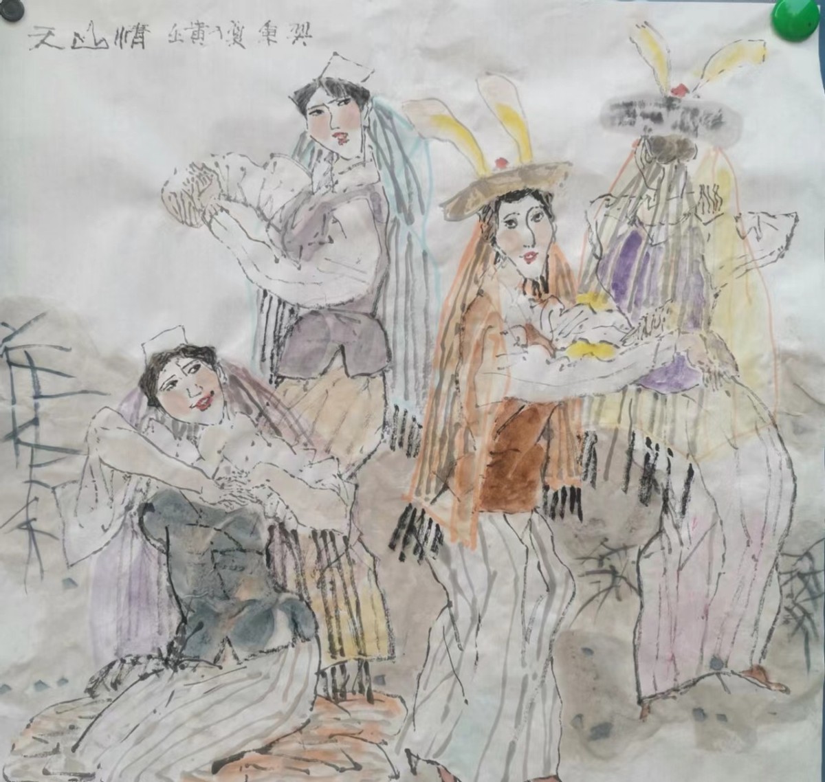 成秉羿近日国画小品