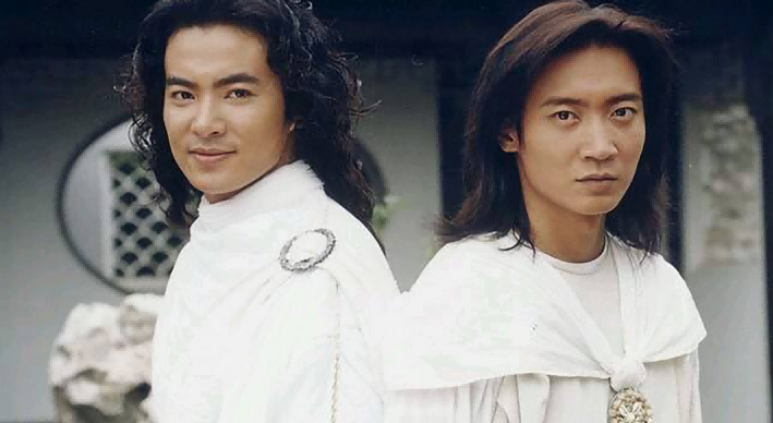 同为是“泡面头”，把张一山、肖战和张国荣放一起，差距就出来了