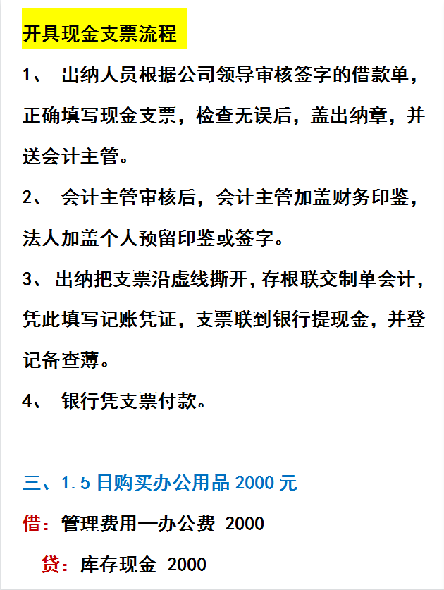 老会计为了带徒弟，熬夜两周编写出这份账务流程实例！堪称经典