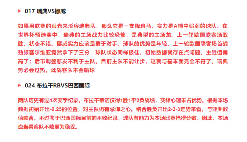 世界杯买比分和胜负(推荐：稳单二串一 胜负比分预测 欧国联串巴西甲 迎接世界杯)