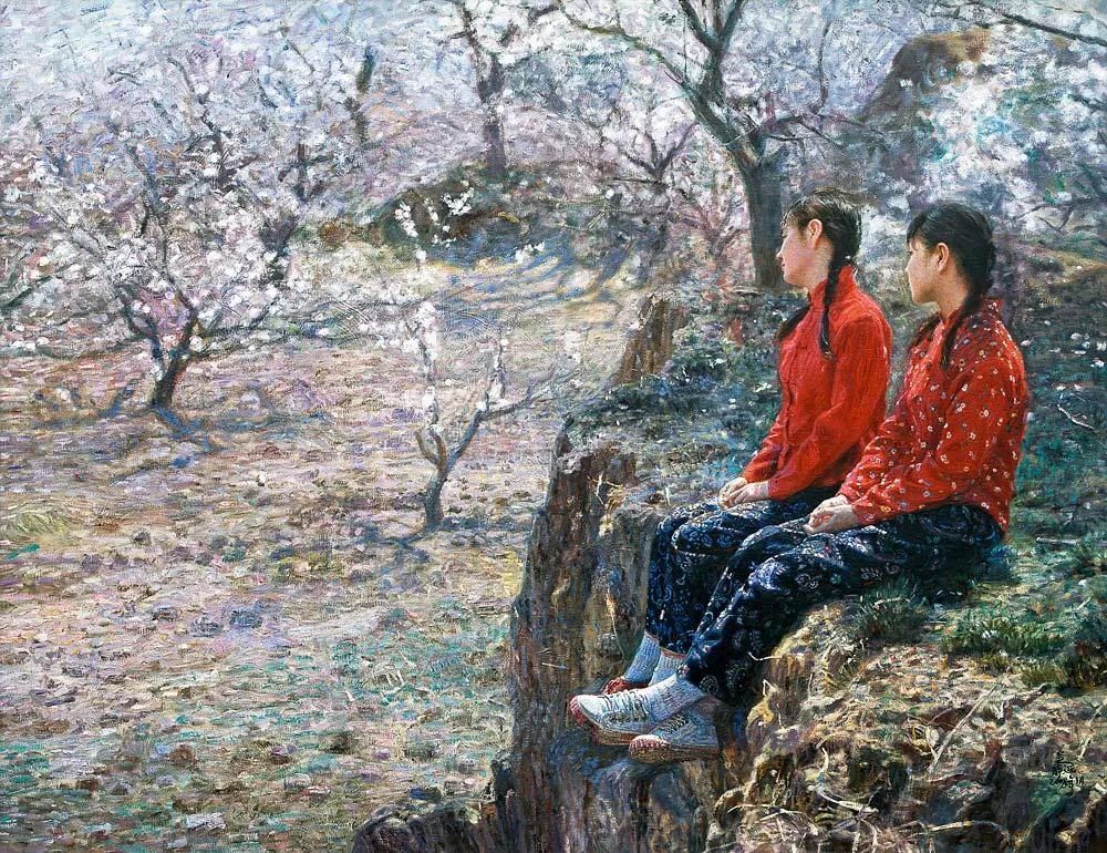 吴静涵笔下的少女，如此清纯