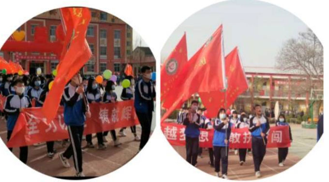 激情點(diǎn)燃夢想 汗水鑄就輝煌 魏縣第十八中學(xué)2022中考百日誓師大會隆重召開
