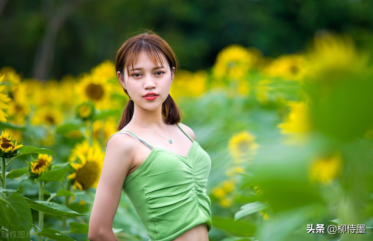 向日葵花開正當(dāng)時(shí)，3個(gè)方法提升人像攝影品質(zhì)，照片清新又唯美